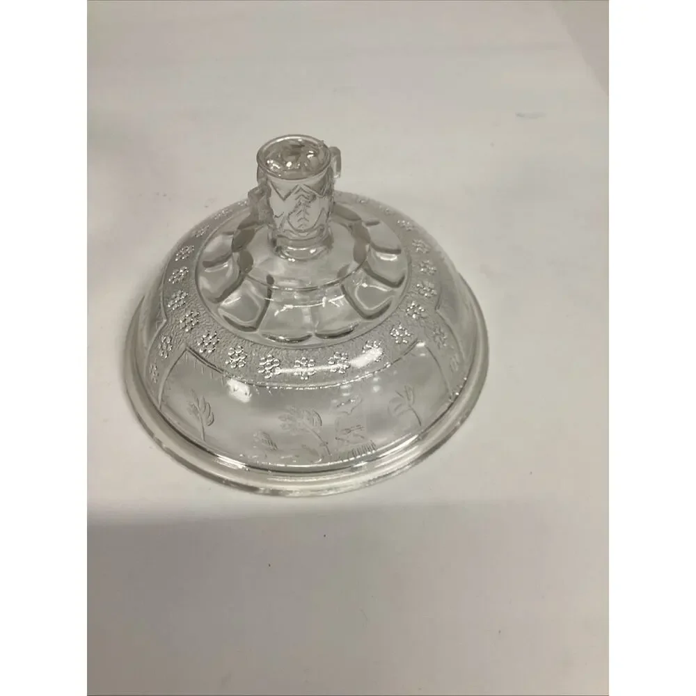 Antique EAPG Adams Glass SPHINX Egyptian Sphynx 50 Parthenon Covered BUTTER DISH